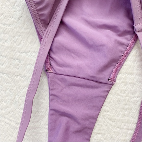 Matteau Swim‎ Petit Brief Bikini Bottom, Purple - Picture 5 of 7
